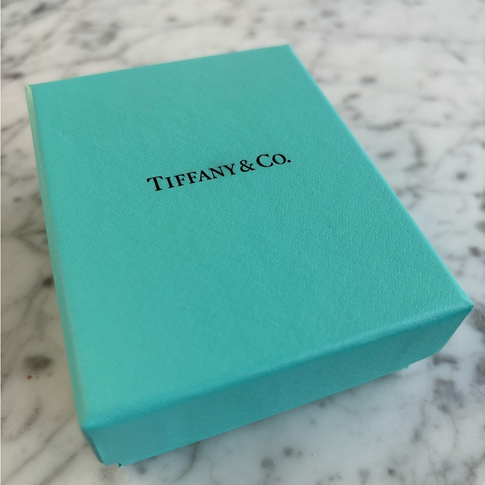 Empty Tiffany & Co Box with Ribbon